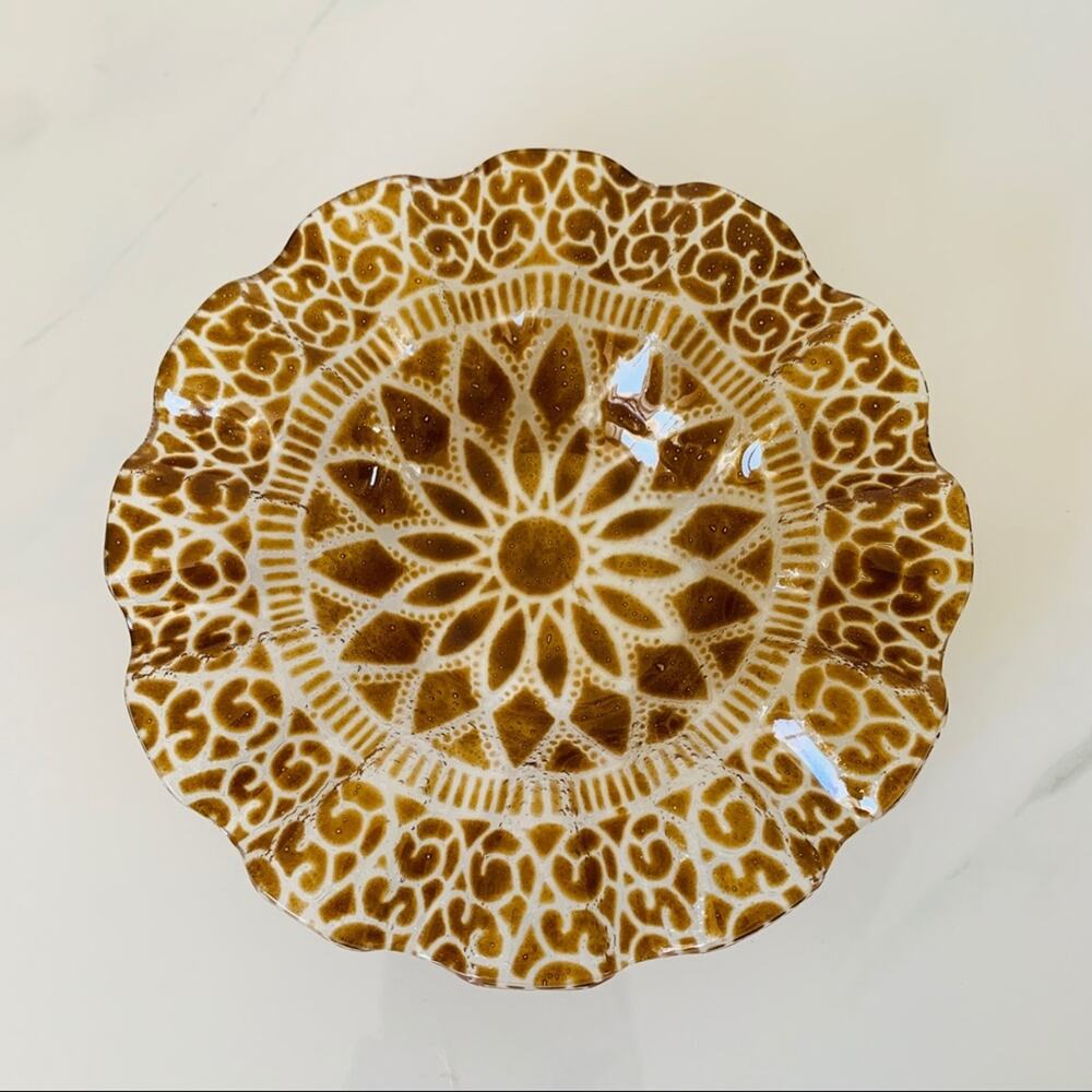 Vintage Sydenstricker Fused Art Glass Plate